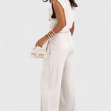 Elisa | Completo Asimmetrico Sofia con Spalle Drappeggiate