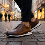 Lucano - Sneakers in Pelle Traforata