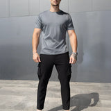 Emanuele™ | T-Shirt Evano - Grigio Scuro Elegante