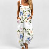 Salopette Comoda con Stampa Fashion