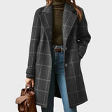 Clara | Cappotto classico a quadri
