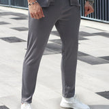 Gianluca™ | Pantaloni Bailey a Coste Grigi