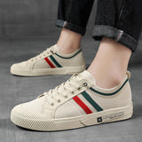 Sneaker in Maglia Marco con Banda Tricolore