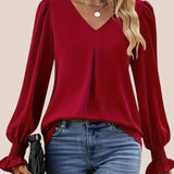 Mira - Blusa Elegante con Scollatura a V