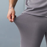 Gianluca™ | Pantaloni Bailey a Coste Grigi