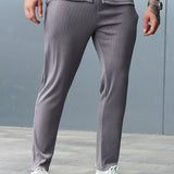Gianluca™ | Pantaloni Bailey a Coste Grigi