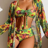 Bikini con Gonna Floreale Glenda
