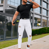 Jeans Strappati Vega Michele™ - Bianco