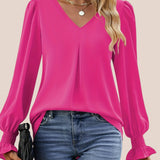 Mira - Blusa Elegante con Scollatura a V