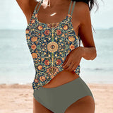 Laluna® | Tankini Estivo con Stampa Elegante