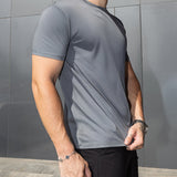 Emanuele™ | T-Shirt Evano - Grigio Scuro Elegante