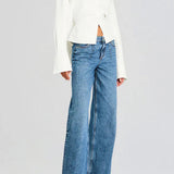 Camicia Grace Draped con Bottoni