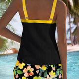 Laluna® | Elegante Set Tankini Due Pezzi