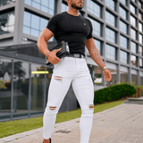 Jeans Strappati Vega Michele™ - Bianco