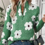 BLOOM | Maglione con colletto a zip