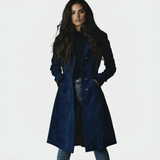 Giulia | Cappotto Lungo in Camoscio