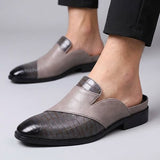 Filippo — Mule in Pelle Stampata Elegante