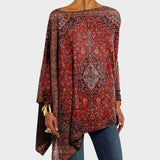Antónia | Blusa Elegante con Collo Barchetta