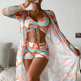 Laluna® | Set bikini 3 pezzi con stampa esclusiva