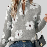 BLOOM | Maglione con colletto a zip