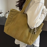 Tilda – Borsa a tracolla a coste con corda decorativa