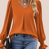 Mira - Blusa Elegante con Scollatura a V