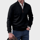 Malik | Maglione Elegante con Zip per Uomo