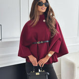 Cappotto con cintura