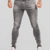 Manuele™ | Jeans Grigio Chiaro Uomo