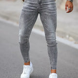 Manuele™ | Jeans Grigio Chiaro Uomo