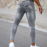 Manuele™ | Jeans Grigio Chiaro Uomo