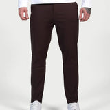 Giorgio™ | Pantaloni Astino Stretch - Marrone Scuro Eleganti