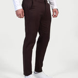 Giorgio™ | Pantaloni Astino Stretch - Marrone Scuro Eleganti