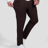 Giorgio™ | Pantaloni Astino Stretch - Marrone Scuro Eleganti