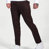 Giorgio™ | Pantaloni Astino Stretch - Marrone Scuro Eleganti