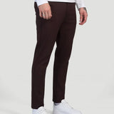Giorgio™ | Pantaloni Astino Stretch - Marrone Scuro Eleganti