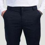 Gregorio™ | Pantaloni Astino Stretch - Blu Navy