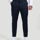 Gregorio™ | Pantaloni Astino Stretch - Blu Navy