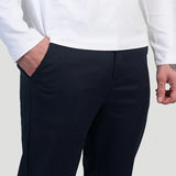 Gregorio™ | Pantaloni Astino Stretch - Blu Navy