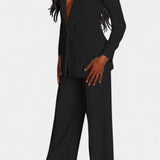 Rachele | Completo Blazer su Misura e Pantaloni a Gamba Larga Marnie