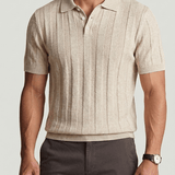 Polo Dante in Maglia Beige - Basilio™