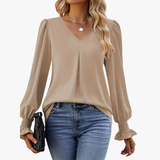 Mira - Blusa Elegante con Scollatura a V