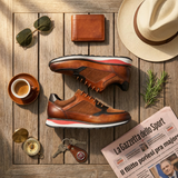 Sneaker in Pelle e Camoscio Stefano