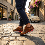 Sneaker in Pelle e Camoscio Stefano