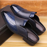 Filippo — Mule in Pelle Stampata Elegante