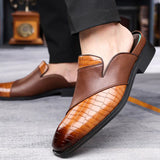 Filippo — Mule in Pelle Stampata Elegante