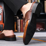 Filippo — Mule in Pelle Stampata Elegante