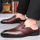 Filippo — Mule in Pelle Stampata Elegante