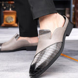 Filippo — Mule in Pelle Stampata Elegante