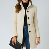 Tereza - Cappotto elegante con collo alto